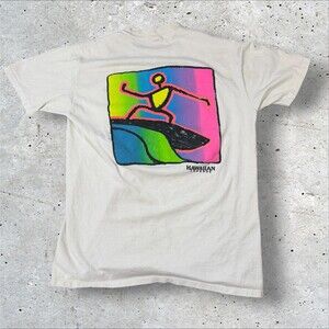 Vtg 90s Hawaiian Legends Surf T Shirt Stedman Super Hi-Cru Single Stitch USA L
